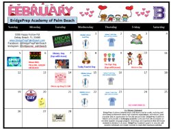 February Activities Calendar!